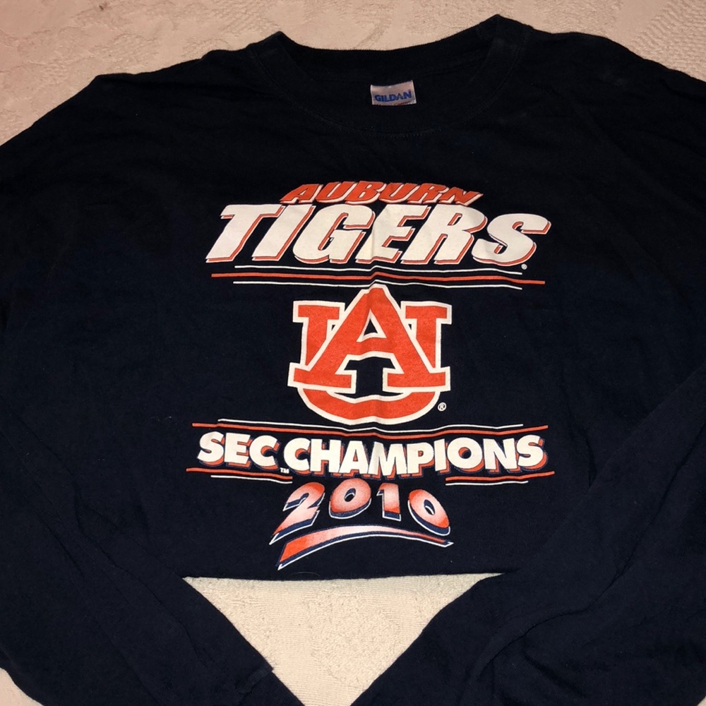 Auburn Tiger!  SEC Champions 2010 T Shirt LS XL